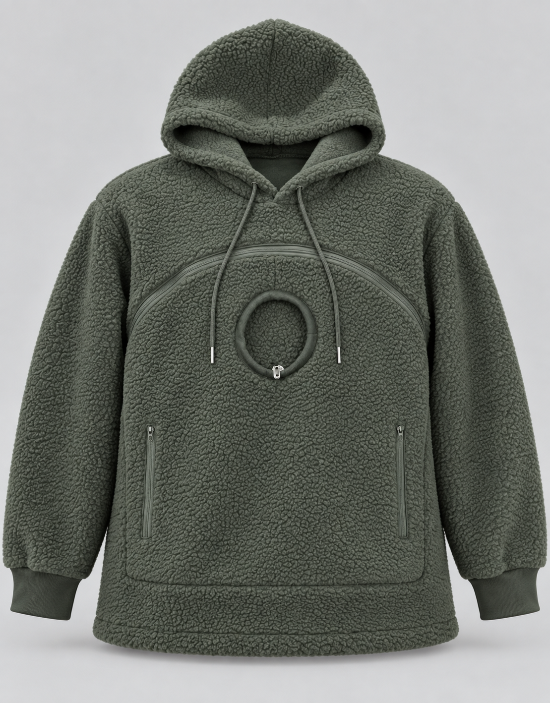 TulPupila Norka™ - Bluza z zamykaną kieszenią i okienkiem dla Twojego kota